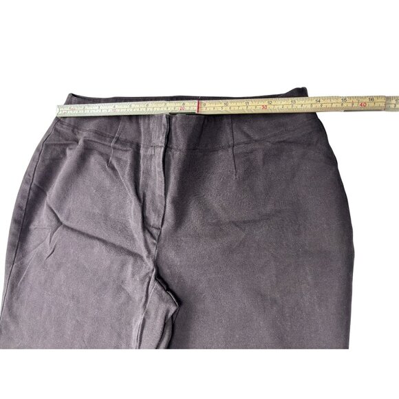Chicos Womens Brown Straight Leg Pants Size 0 Polyester Blend Modern Fit - Picture 9 of 10